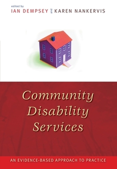 Paperback Community Disability Services: An evidence-based approach to practice Book