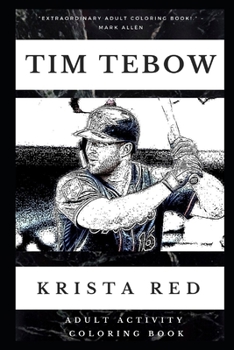 Paperback Tim Tebow Adult Activity Coloring Book