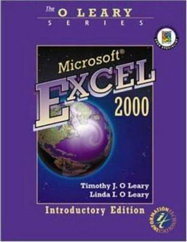 Paperback O'Leary Series: Microsoft Excel 2000 Introductory Edition Book