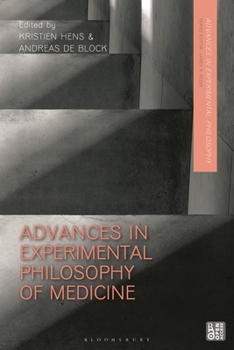 Paperback Advances in Experimental Philosophy of Medicine Book