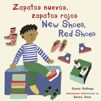 Paperback Zapatos Nuevos, Zapatos Rojos/New Shoes, Red Shoes (Bilingual Mini-Library Edition) Book