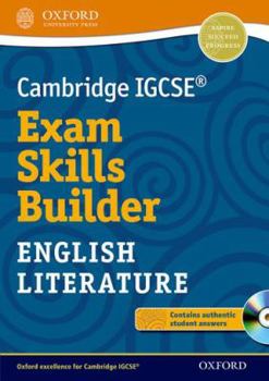 Paperback Cambridge Igcserg Exam Skills Builder: English Literature [With Print and DVD] Book