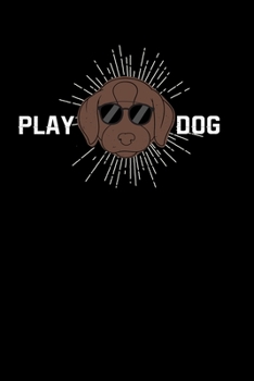 Paperback Play Dog: 6x9 Dog - grid - squared paper - notebook - notes Book