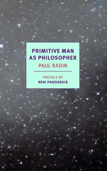 Paperback Primitive Man as Philosopher Book