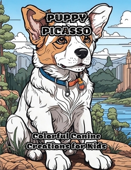 Paperback Puppy Picasso: Colorful Canine Creations for Kids Book