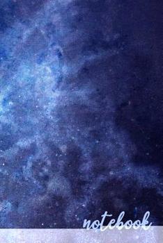 Notebook: Indigo Night Galaxy Sky Inspired Paperback Cover Design