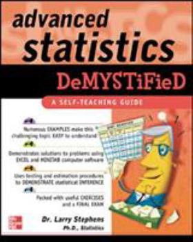 Paperback Advanced Statistics Demystified Book