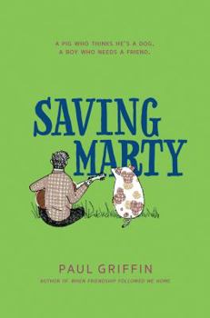 Hardcover Saving Marty Book
