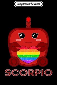 Composition Notebook: Cute Scorpio Rainbow Scorpion Premium  Journal/Notebook Blank Lined Ruled 6x9 100 Pages