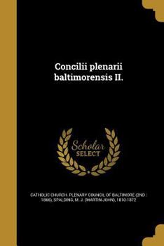 Paperback Concilii Plenarii Baltimorensis II. [Latin] Book