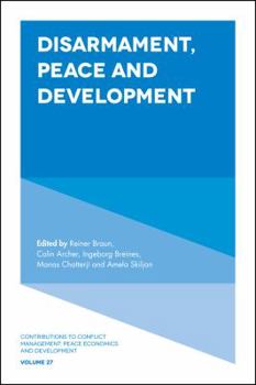 Hardcover Disarmament, Peace and Development Book