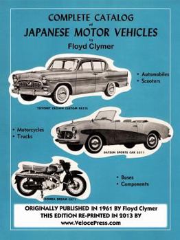 Paperback Complete Catalog of Japanese Motor Vehicles Book