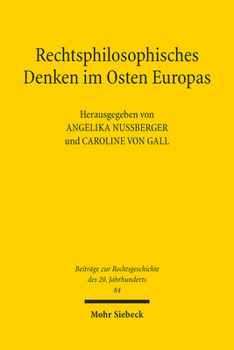 Paperback Rechtsphilosophisches Denken Im Osten Europas [German] Book