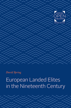 Paperback European Landed Elites in the Nineteenth Century Book