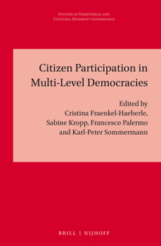 Hardcover Citizen Participation in Multi-Level Democracies Book