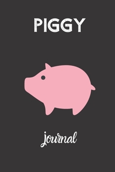 piggy journal: small lined Emoji Notebook / Travel Journal to write in (6'' x 9'') 120 pages