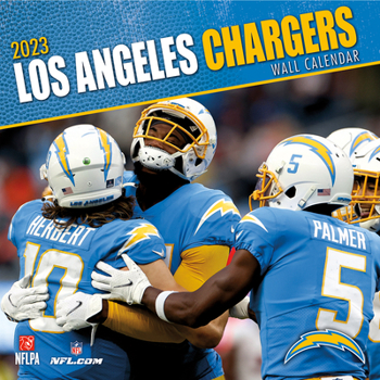 Calendar Los Angeles Chargers 2023 12x12 Team Wall Calendar Book