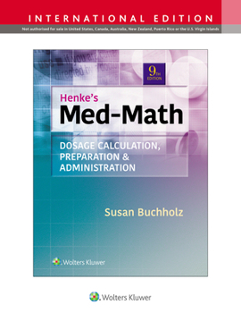 Paperback Henkes Med Math 9E INT ED Book