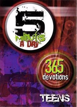 Paperback 5 Minutes A Day 365 Devotions-Teens Book