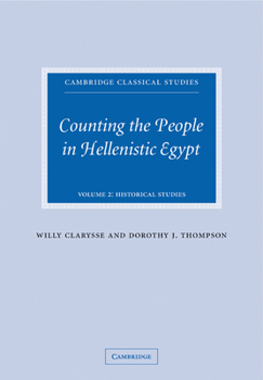 Paperback Counting the People in Hellenistic Egypt Book