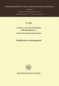 Paperback Zeitökonomie Im Management [German] Book