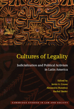 Hardcover Cultures of Legality Book