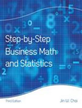 Paperback Step-By-Step Business Math and Statistics Book