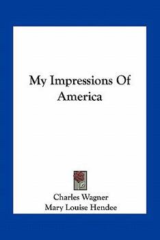 Paperback My Impressions Of America Book