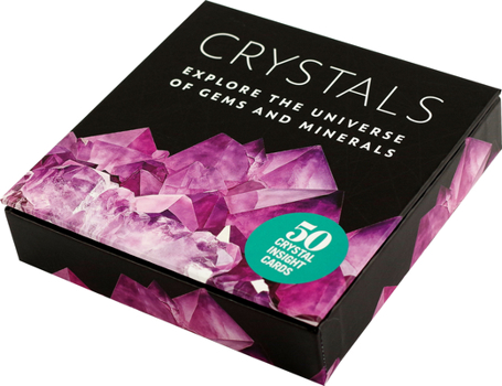 Hardcover Crystals Insight Cards: Explore the Universe of Gems and Minerals Book