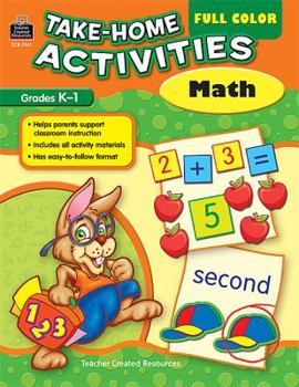Paperback Math, Kindergarten - 1st Grade (Take-home Activities) Book