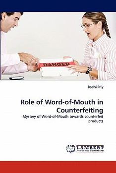 Paperback Role of Word-of-Mouth in Counterfeiting Book