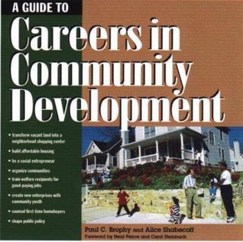 Hardcover A Guide to Careers in Community Development Book