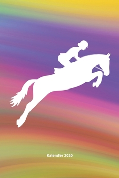 Springreiten: Jahresplaner / Terminplaner / Kalender 2020 Herzfrequenz Springen - DIN A5 - Geschenk Pferd Reiten (German Edition)