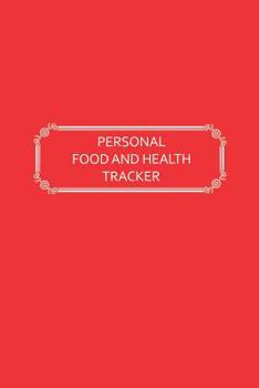 Personal Food and Health Tracker: Six-Week Food and Symptoms Diary (Red, 6x9)