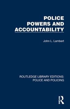 Paperback Police Powers and Accountability Book