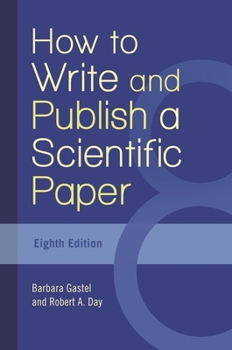 Paperback How to Write and Publish a Scientific Paper Book
