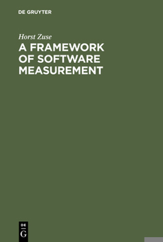 Hardcover A Framework of Software Measurement Book