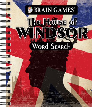 Spiral-bound Brain Games - The House of Windsor Word Search Book