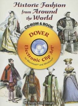 Paperback Historic Fashion from Around the World [With CDROM] Book