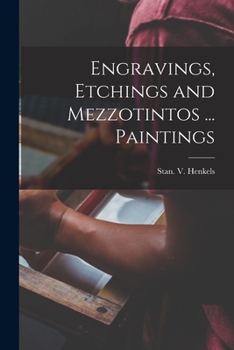 Paperback Engravings, Etchings and Mezzotintos ... Paintings Book