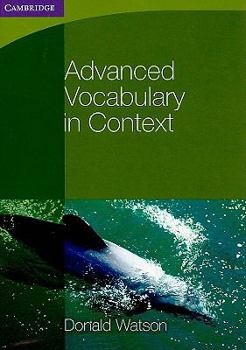 Paperback Advanced Vocabulary in Context Book