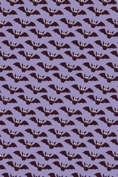 Paperback Bats for Halloween Notebook Book