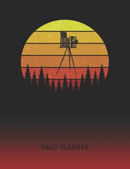 Daily Planner: Old Camera | 2020 - 2021 Daily Planner For 1 Year Of Planning | Retro Vintage Sunset Cover | January 20 - December 20 | Organizer ... | Plan Days, Set Goals & Get Stuff Done