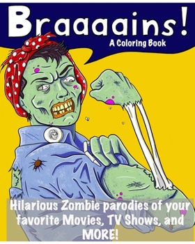 Paperback Braaaains!: A Zombie Coloring Book