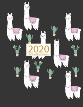 Paperback 2020 Planner Weekly and Monthly: Jan 1, 2020 to Dec 31, 2020: Weekly & Monthly Planner + Calendar Views - Inspirational Quotes and Cactus Cover (2020 Book