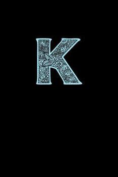 Paperback K: Decorative Monogram Notebook Book