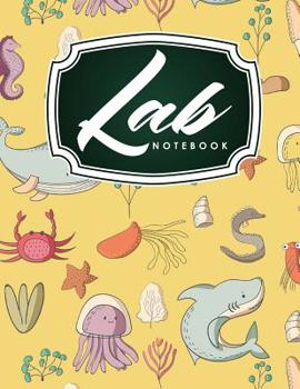 Paperback Lab Notebook: Chemistry Lab Notebook, Lab Notebook Paper, Lab Notebook For Kids, Scientific Lab Notebook, Cute Sea Creature Cover Book