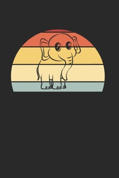 Elefant Notizbuch: Elefant Notizbuch f�r Liebhaber / Notizheft / Notizblock A5 (6x9in) Dotted Notebook / Punkteraster / 120 gepunktete Seiten