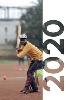 2020: Cricket secret santa present Elegant Planner Calendar Organizer Daily Weekly Monthly Student Diary for research notes on gifts for cricketers