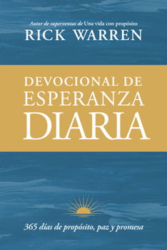 Paperback Devocional de Esperanza Diaria: 365 Días de Propósito, Paz Y Promesa [Spanish] Book